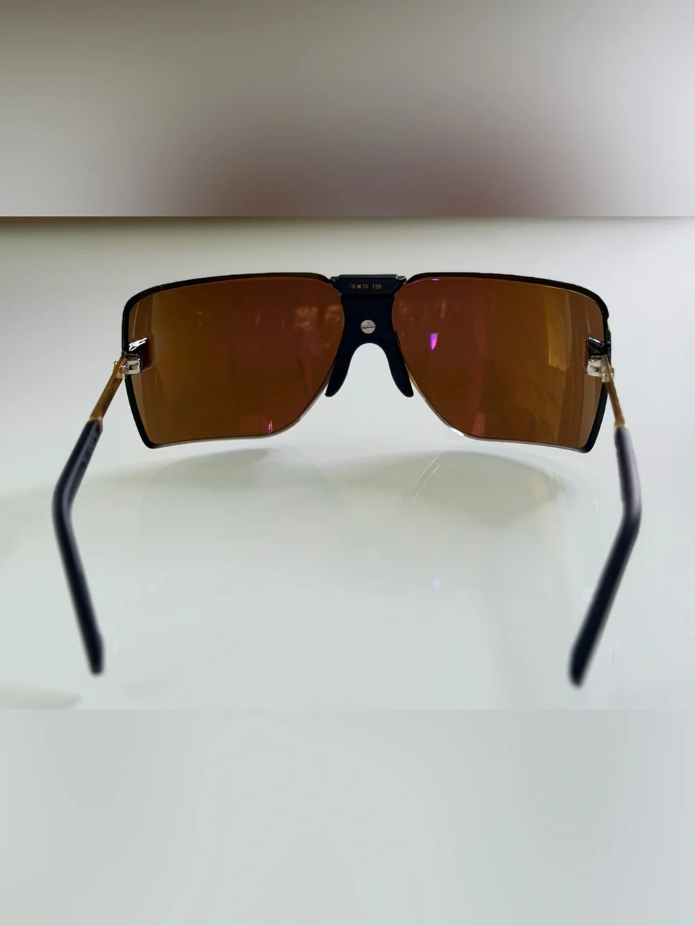 Gargoyles 2016 Limited Edition Shield Sunglasses 37 Golds Rare NWT